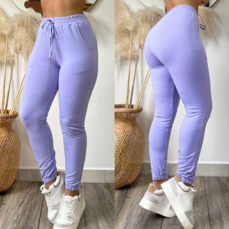 Jogger deportivo morado