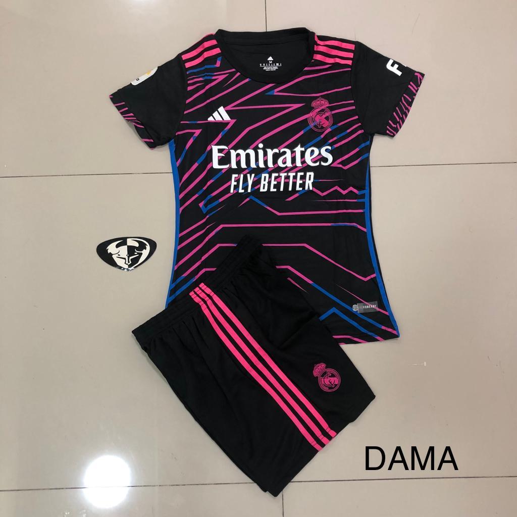 Uniforme deportivo mujer real madrid negro