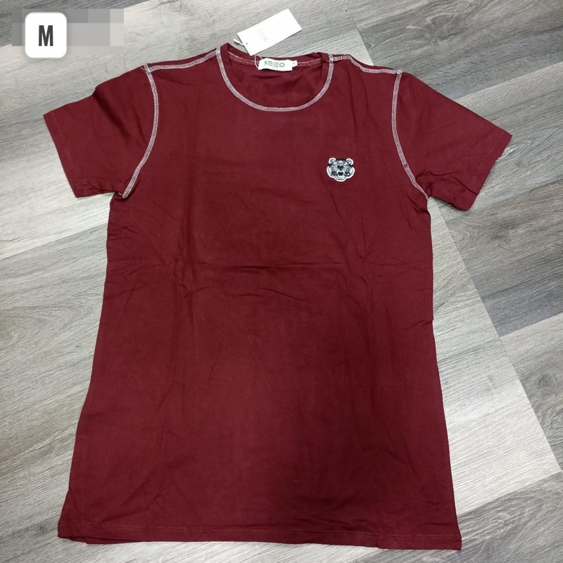 Camisa deportiva en tela fría vino tinto