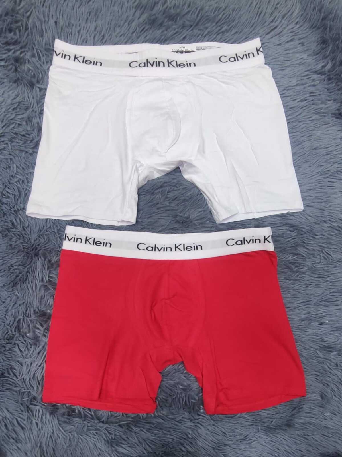 Boxers deportivos rojo y blanco AAA
