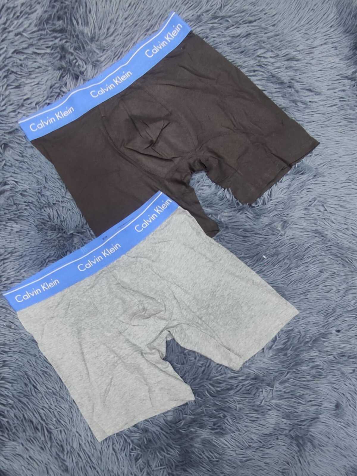 Boxers deportivos gris y café AAA