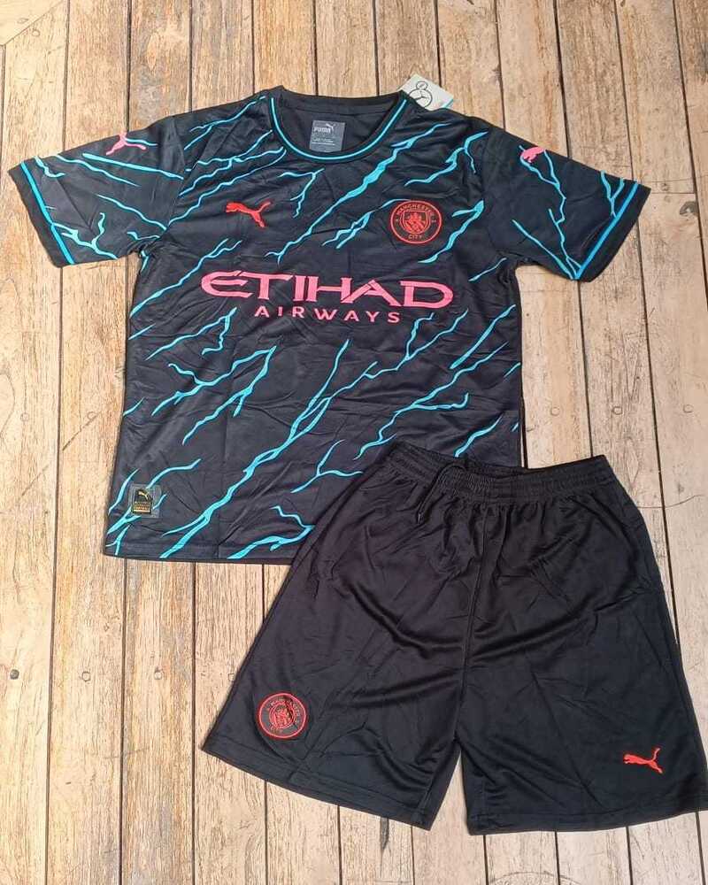 Conjunto deportivo Manchester City negra
