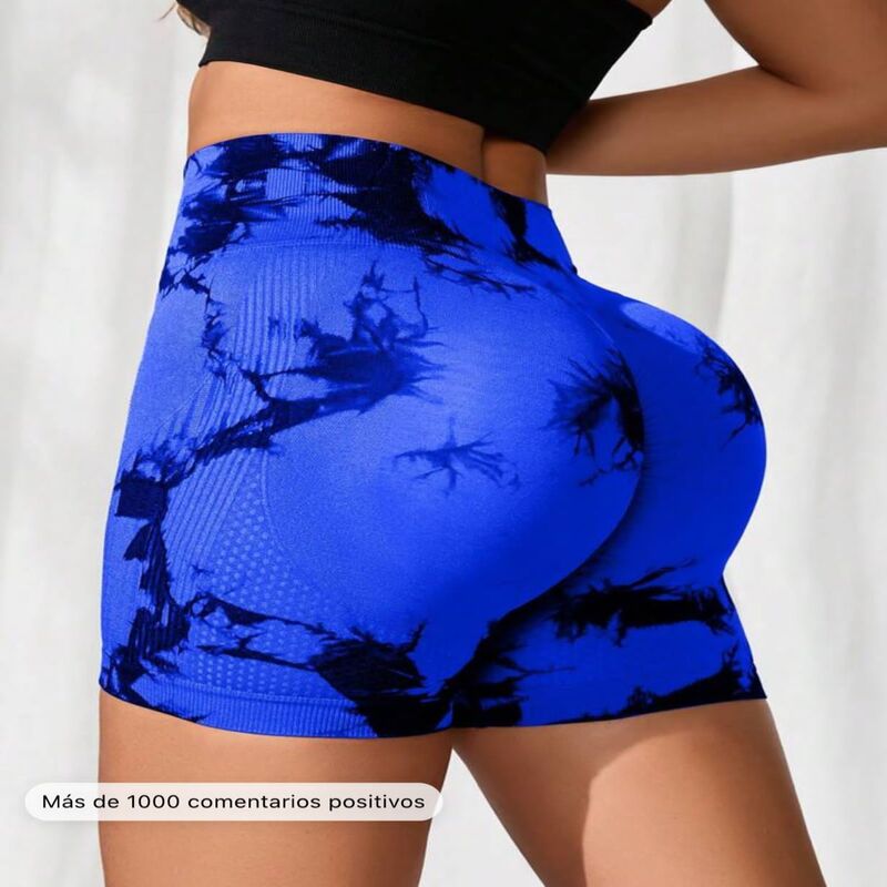 Short deportivo azul