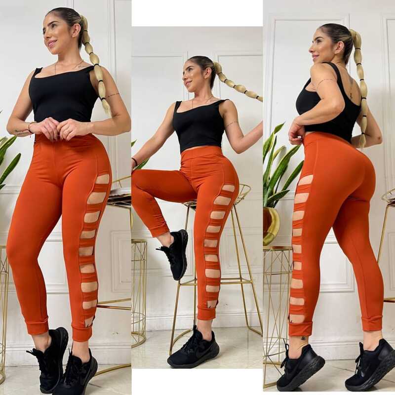 Leggins deportivo naranja