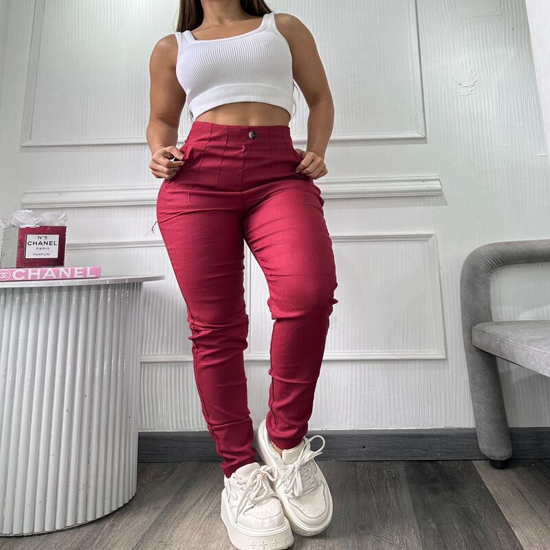 Pantalón deportivo dryl seda rosa