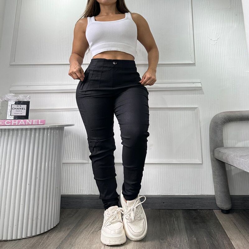 Pantalón deportivo dryl seda negro