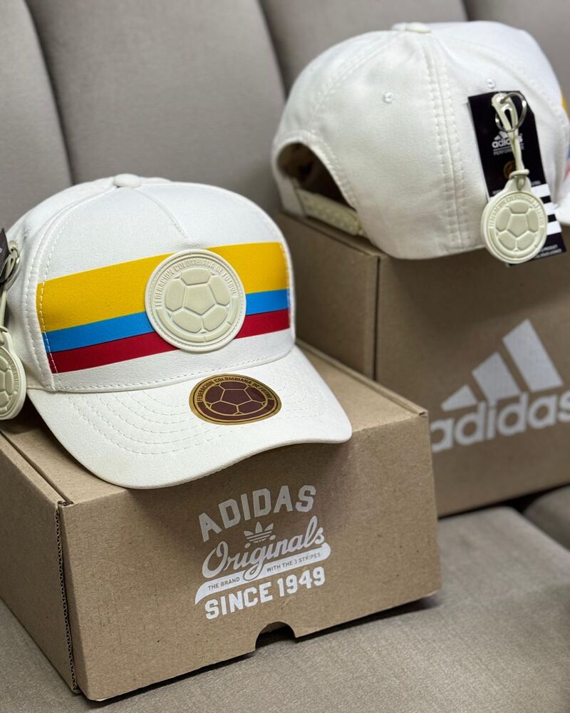 Gorra deportiva Selección Colombia blanca