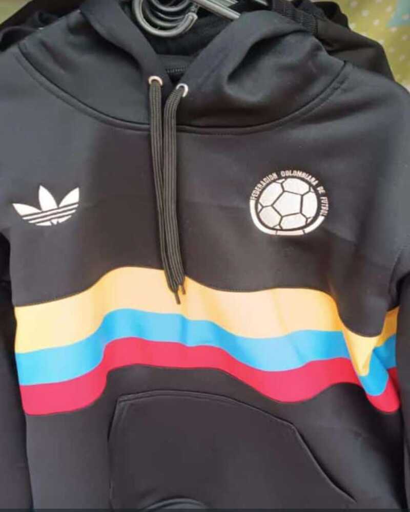 Buzo deportivo Selección Colombia negra 2026