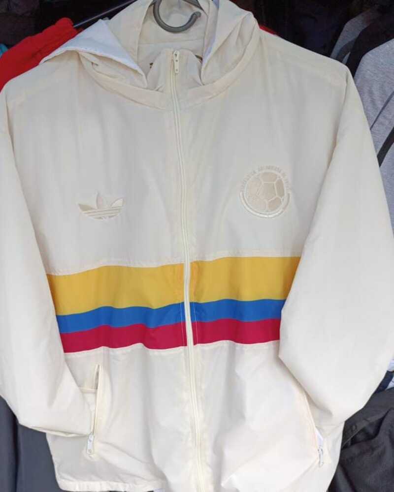 Chaqueta cortavientos Selección Colombia Mundial 2026