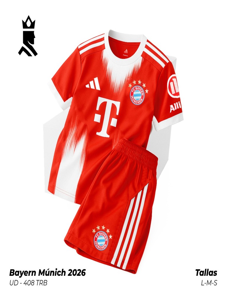 Uniforme deportivo AAA Bayern Múnich rojo