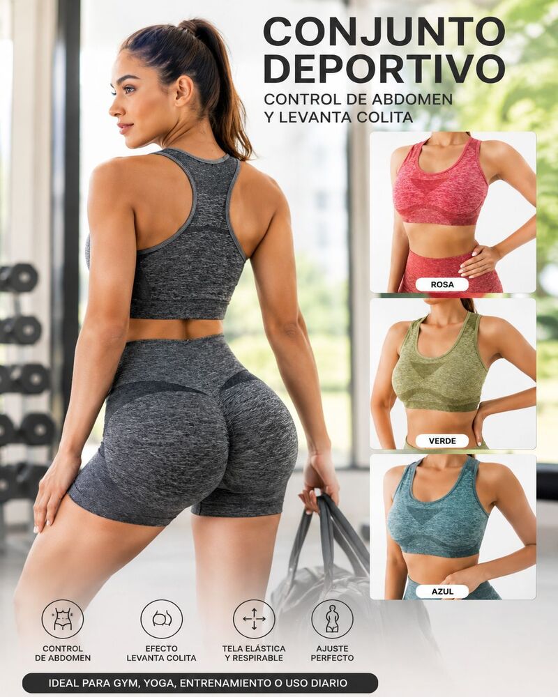 Conjunto deportivo fitness yoga