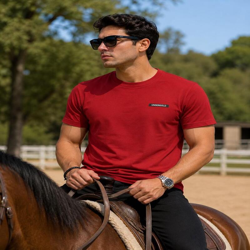 Camiseta deportiva roja